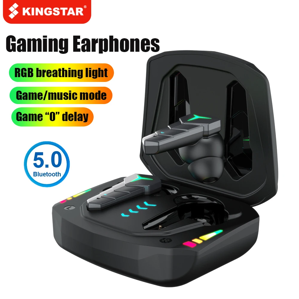 

Игровые наушники KINGSTAR с низкой задержкой, TWS, беспроводные Bluetooth наушники, Hi-Fi стерео бас, Спортивная гарнитура, наушники для геймеров с микро...
