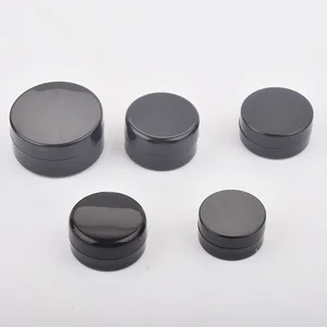 Черные многоразовые Бутылочки для косметики, пустая банка для хранения теней, емкость для макияжа, контейнер для хранения крема для лица, 1 г, 2 г, 3 г, 10 г, 20 г
