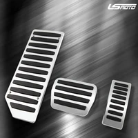 ls auto car pedal cover for audi a1 at mt car pedal pads for vw polo lamando bora jetta aluminum non slip