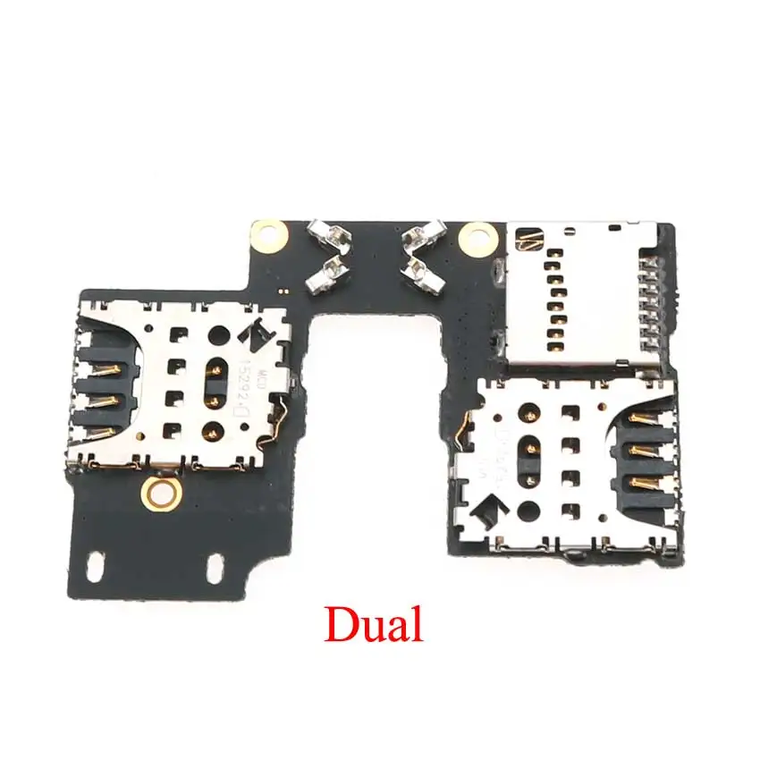 Dual Sim YuXi двойной и одной sim-карты SD Держатель памяти слот для чтения гибкого кабеля для Motorola Moto G3 3-го поколения XT1541 XT1540 XT1548 - Цвет: Dual Sim