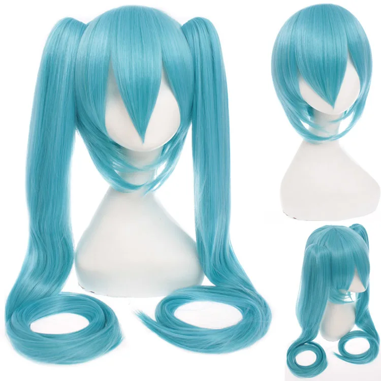 Cosplay&ware 28 Colors Vocaloid Miku Cosplay Wig Long Heat Resistant Synthetic Hair Clip Ponytails Wigs & Cap -Zentai shop online H97e9a28aca84434f887b5db4fa55d93aI.jpg