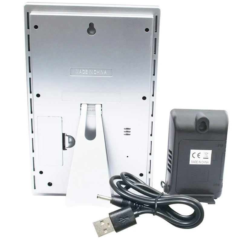 Новинка-многофункциональная цветная метеостанция с внутренним и наружным