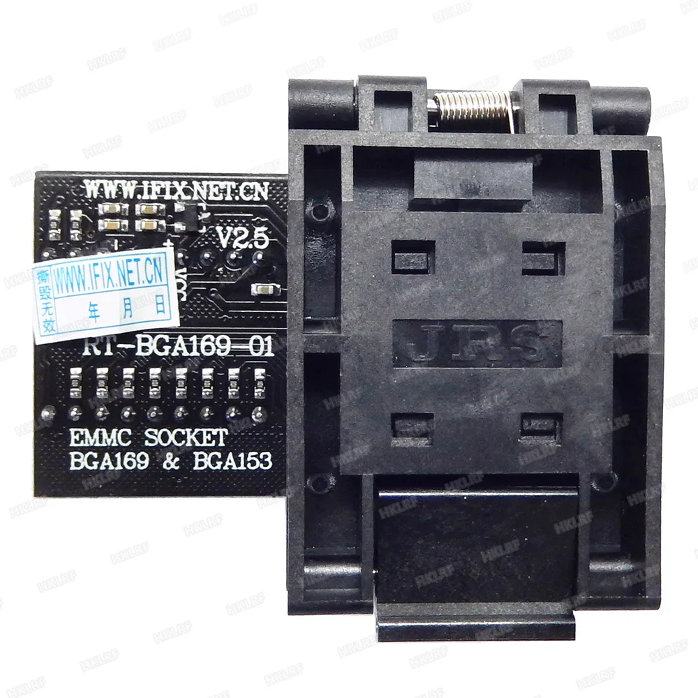 RT-BGA169-01 V2.5 BGA169 BGA153 гнездо адаптера EMMC с 4 шт. BGA матричной Блокирующей коробкой для