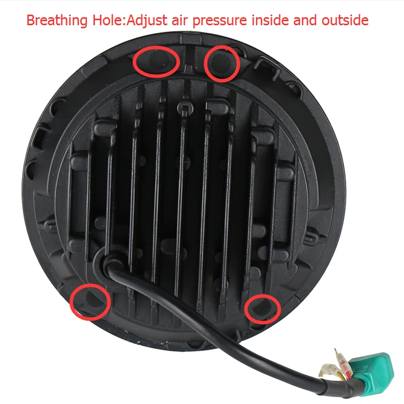 Белый и желтый сигнал поворота 7 дюймов светодиодные фары для джипа Wrangler JK 2007