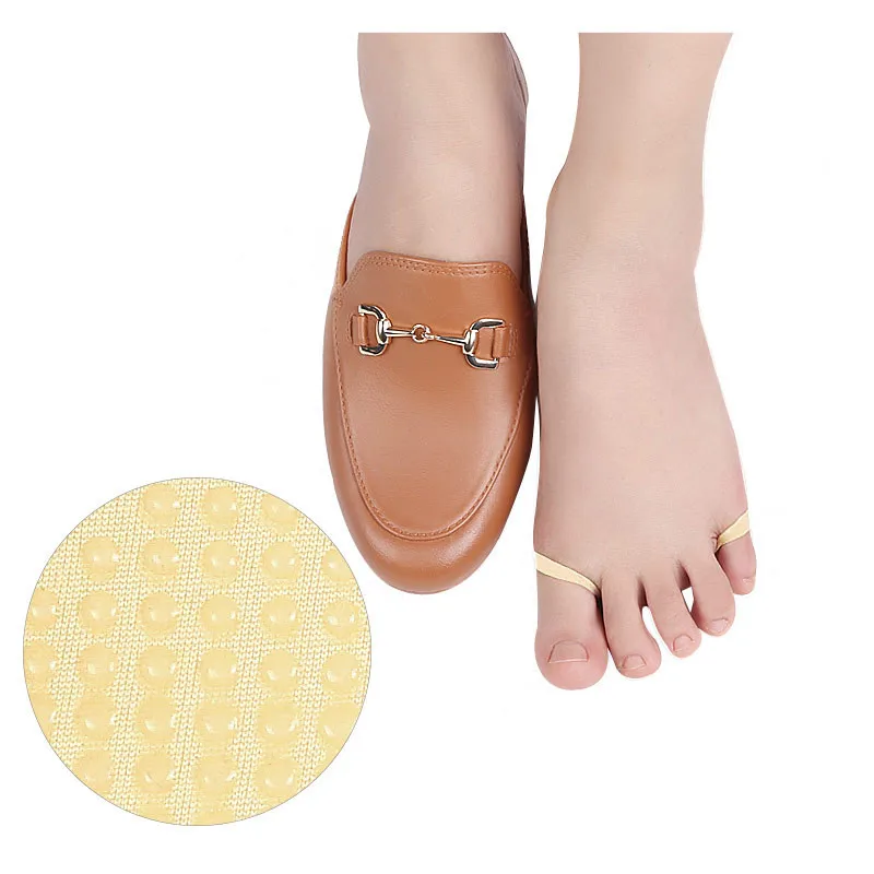 

1pair Cotton Pads Half Yard Pad Invisible Thickened Sole Anti-skid Waterproof Bubble Stealth Sock Boat Socks Forefoot Arch