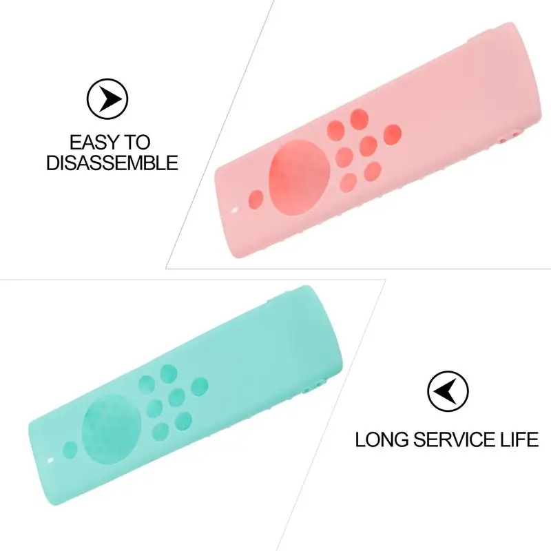 

2Pcs Silicone Protector TV Controller Case TV Controller Cover Remote-control Unit Cover for Protection Home