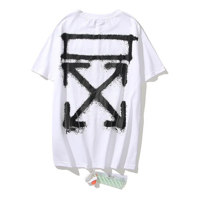 

2021off new graffiti arrow casual cotton T-shirt for men and women