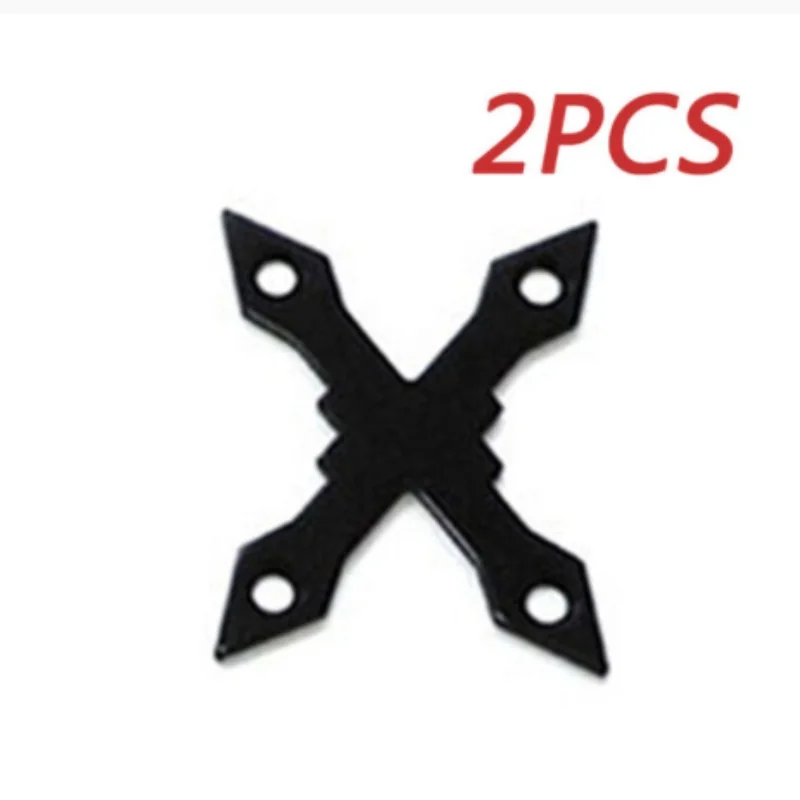 

Skateboards Anti-Sag Gasket Corner Round Hole Black 2pcs