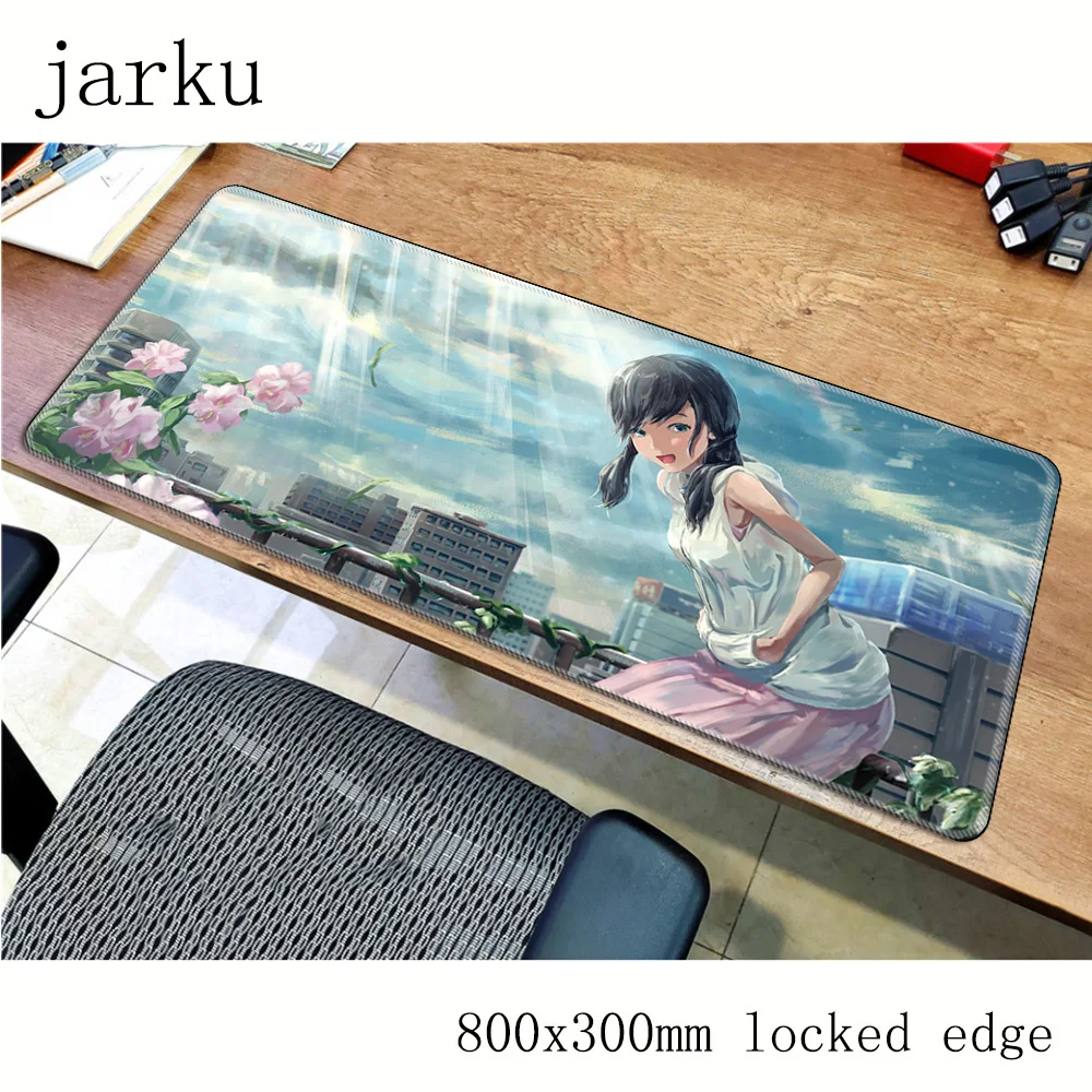 

Weathering with you mousepad gamer 800x300X3MM gaming mouse pad large anime notebook accessories Popular padmouse ergonomic mat