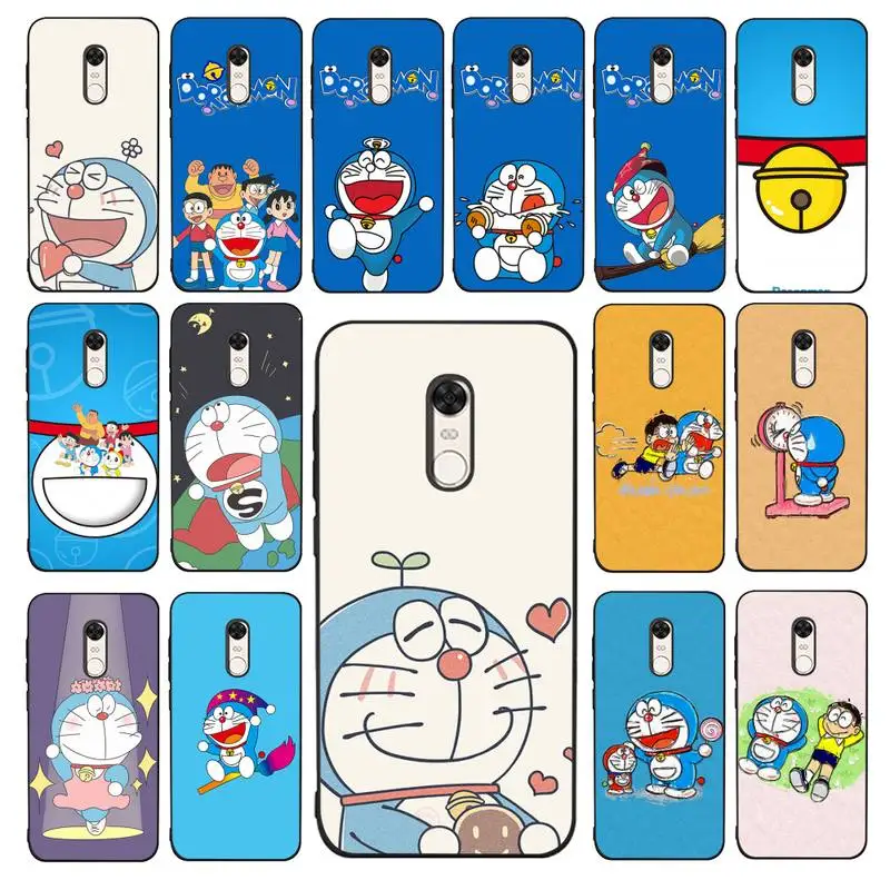 

Yinuoda Cute Doraemon Phone Case for Redmi 5 6 7 8 9 A 5plus K20 4X 6 cover
