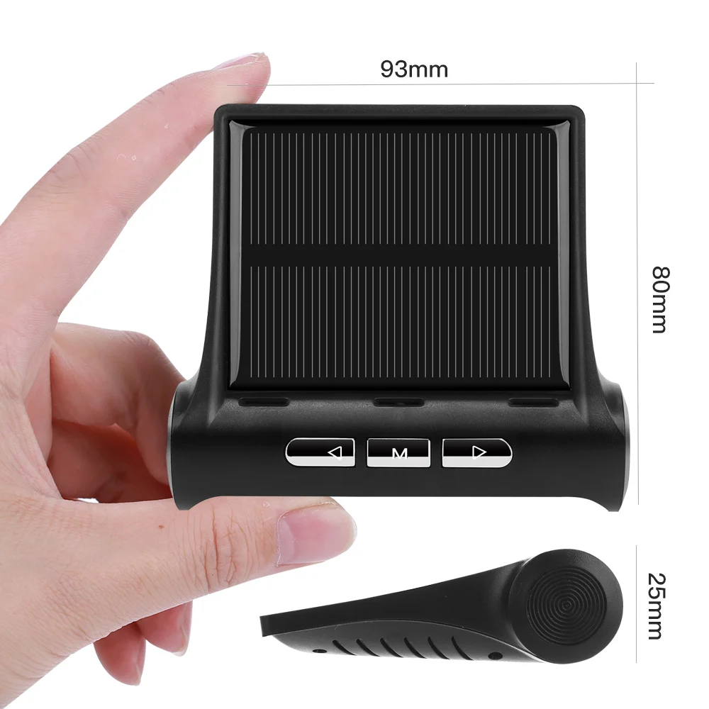 

Car USB Solar Charge Smart Digital Clock Calendar Time Temperature LED Display Automobile Interior Accessories Auto Start Off