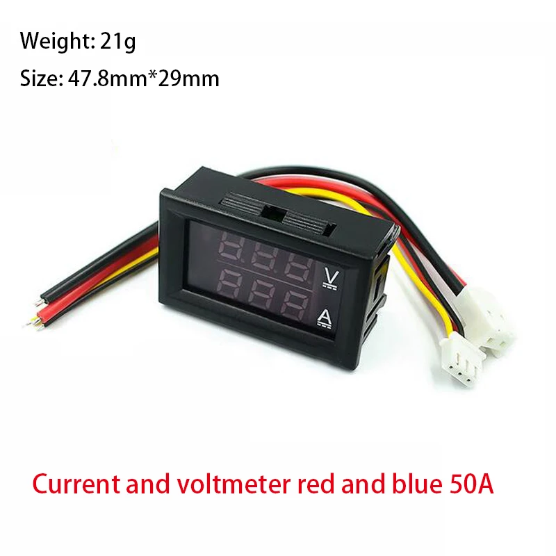 

Цифровой вольтметр-амперметр SISJQRR Mini Digital Voltmeter Ammeter