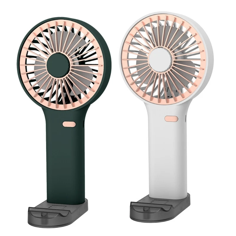 

Mini Handheld Portable Fan Personal Handheld Fan w/ Phone Holder for Home Office N0PF