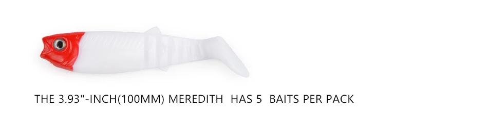 MEREDITH, 5 шт., 10,5 г, 10 см, приманки для рыбалки, мягкие приманки для рыбалки, мягкие приманки, приманки для ловли рыбы, JX62-10