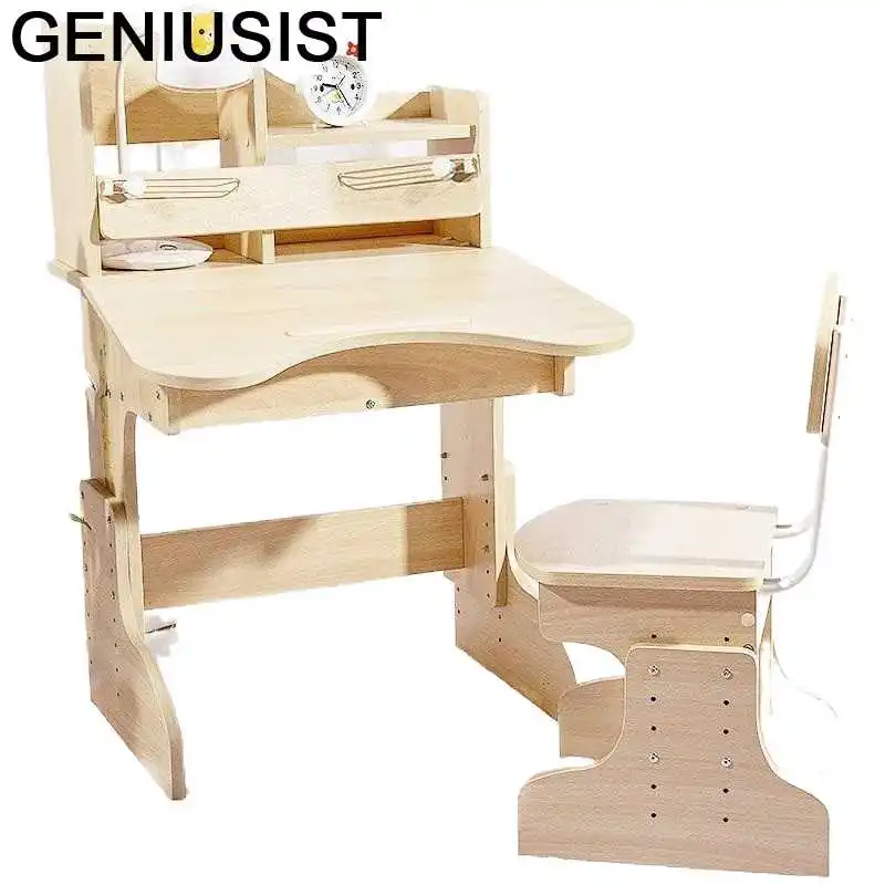 

Pour Tavolino Bambini Desk Avec Chaise Cocuk Masasi Play De Estudo Adjustable for Mesa Infantil Bureau Enfant Study Kids Table
