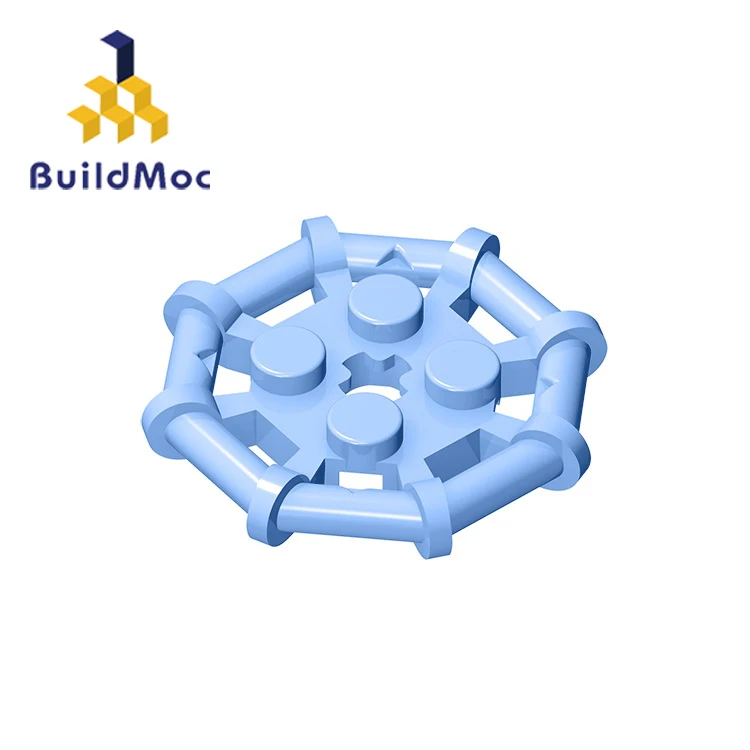 BuildMOC 75937 Модифицированная пластина 2x2 с рамкой восьмиугольный для строительных