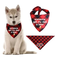 1pcs summer dog pet dog decorative collar puppy scarfs classic lattice bibs rainbow bibs dog accessories