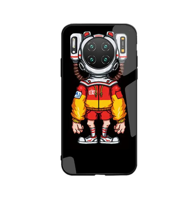 Закаленное Стекло чехол для телефона mate 30pro астронавт выглядят мобильный телефон