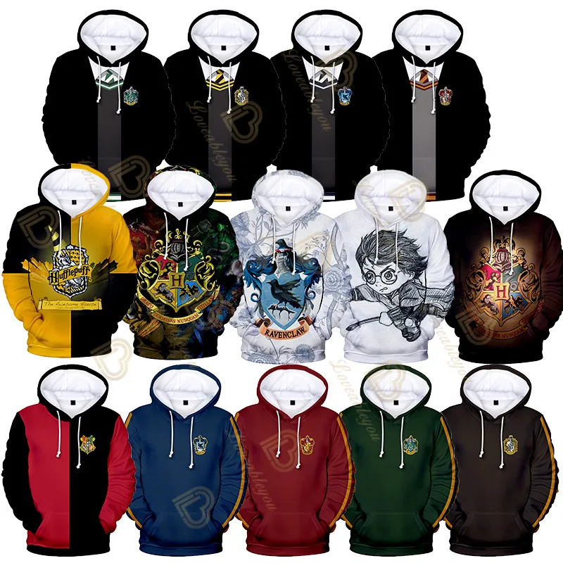 

2T - 16T Magic Fans Fashion Women Hoodies Sweatshirt Wizardry Print Hoodie Top Fleece Warm Hooded Sweat Femme Sudadera Mujer