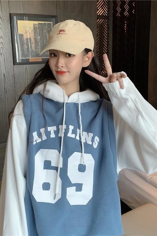 

Реальное фото осенней одежды, Суперпопулярный свитер CEC в Корейском стиле, женский свободный свитер