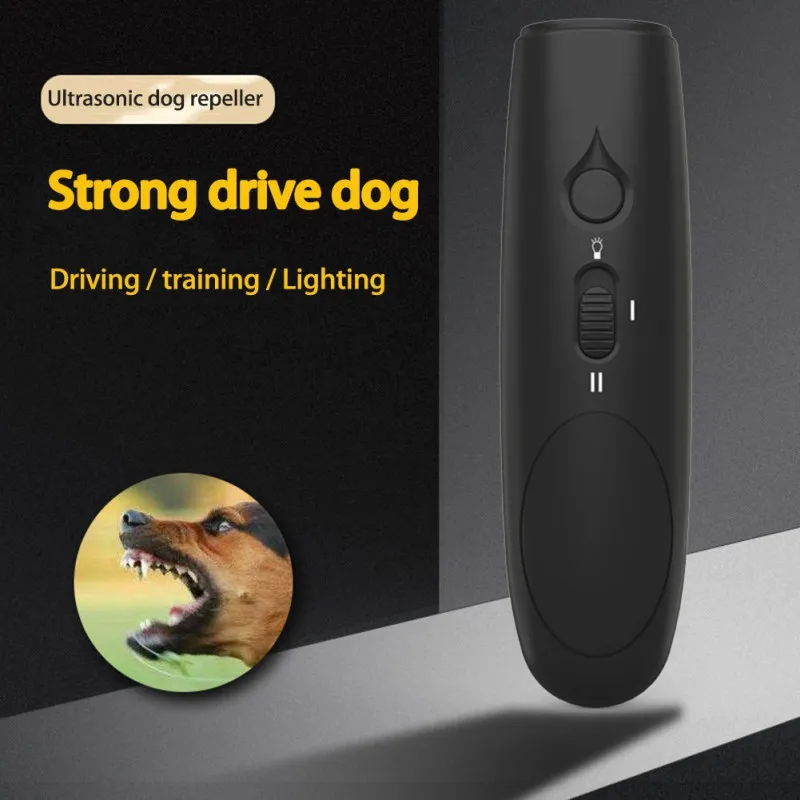 Pet против лая собаки тренажер светодиодный светильник ультразвуковой нежный Chase