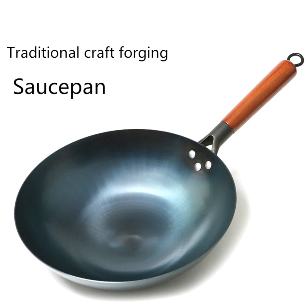 Кастрюля железная ВОК традиционная кастрюля ручной работы Высококачественная