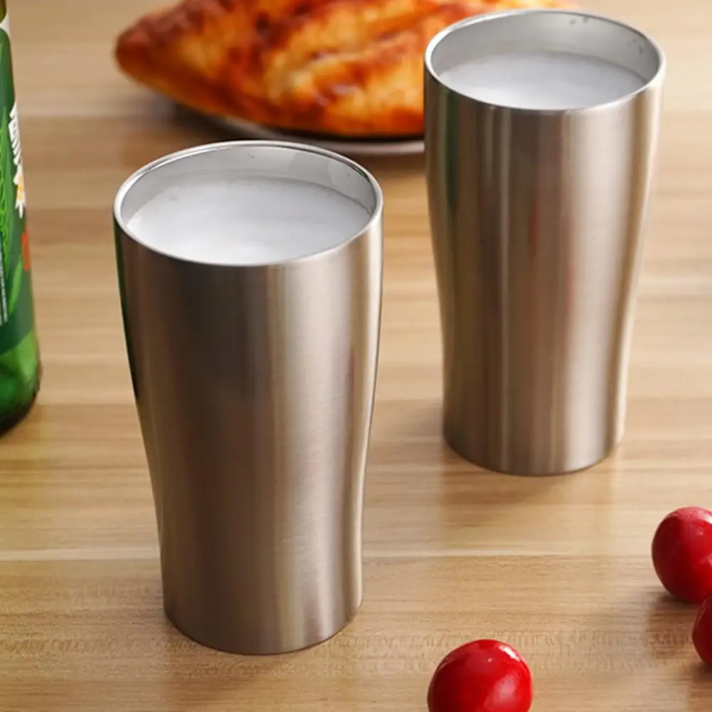 

304 Stainless Steel Double Layer Camping Cup Stainless Steel Vacuum Cup For Kids Toddlers Men Women Sports