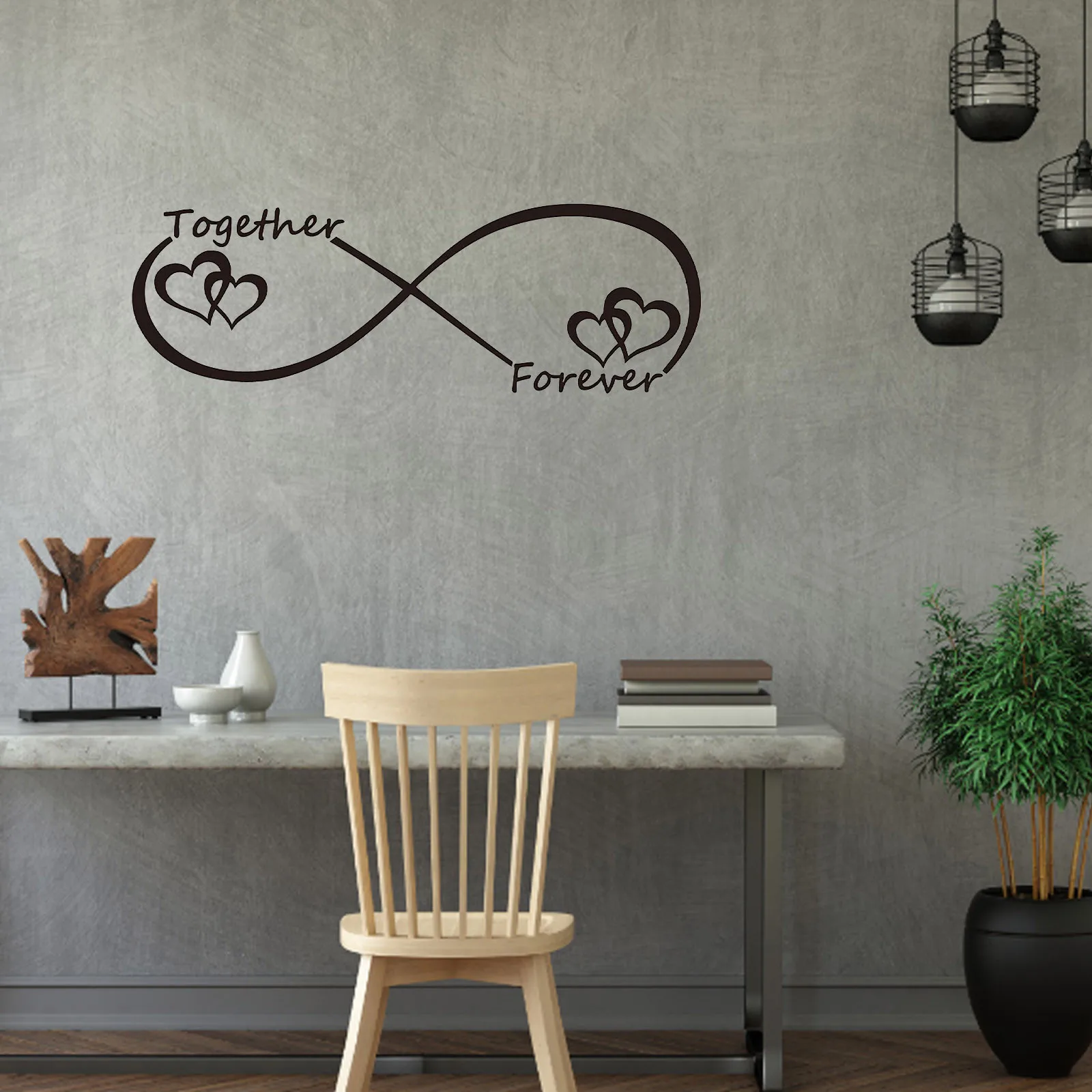 Персонализированные любовь ко Дню Святого Валентина настенные наклейки слова