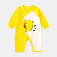 0 6m newborn baby boy girl cute clothing yellow duck cotton romper cotton jumpsuit outfit infant clothes