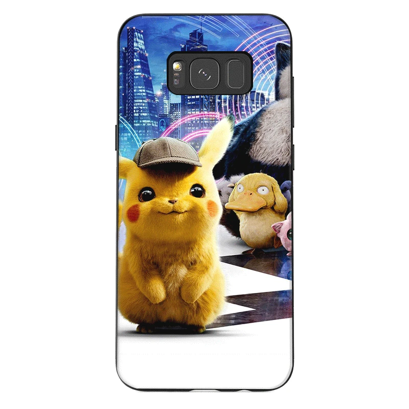B10 Чехол для телефона для samsung J6 A70 A60 A50 A40 A20 A30 A10 A7 A6 A5 A3 A8 A9 крышка Пикачу - Цвет: B10