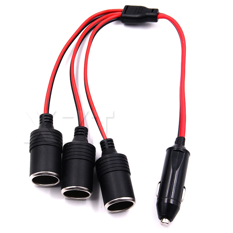 Автомобильный прикуриватель 12 В 24 в адаптер зарядного устройства от 1 до 3