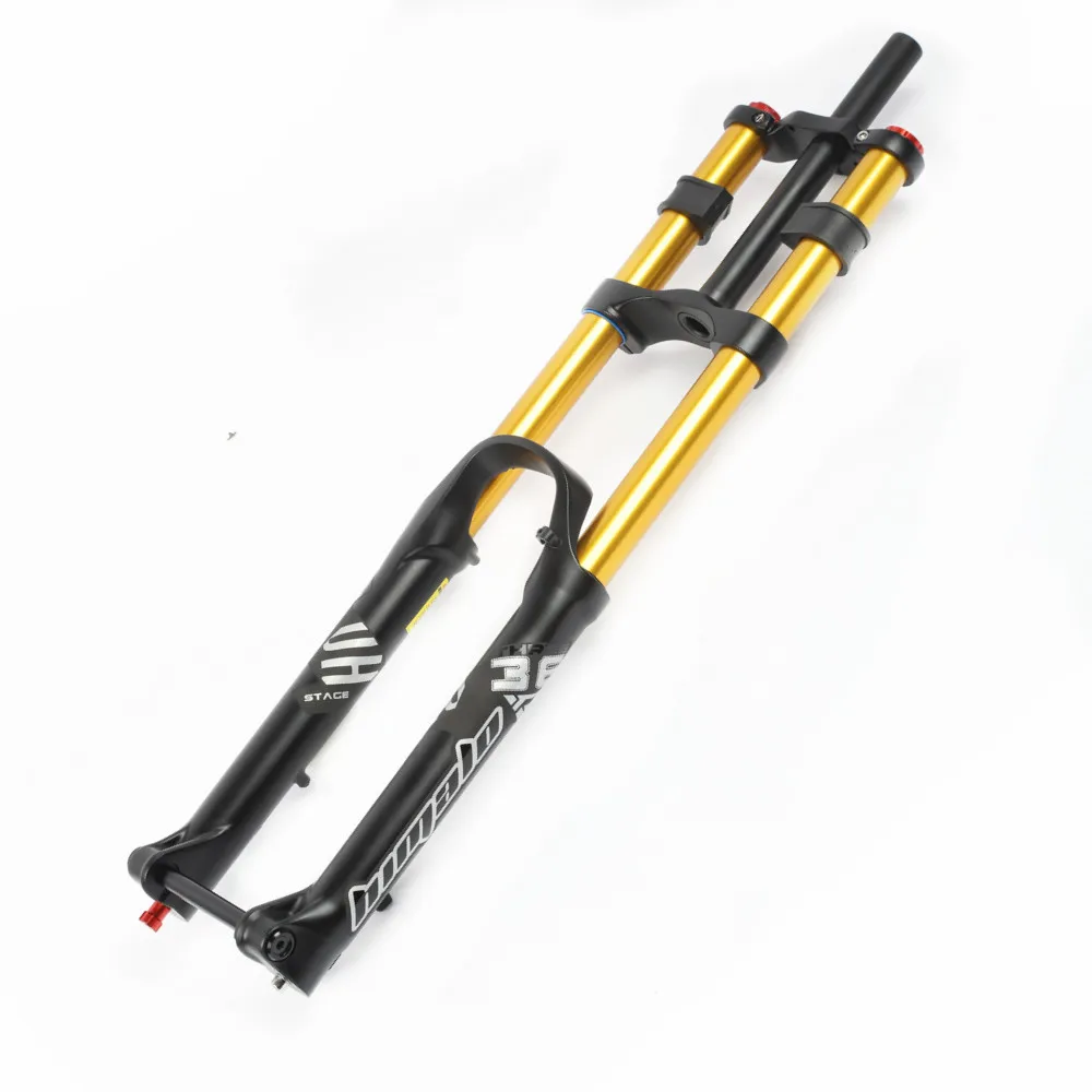 MTB Boost Fork Mountain Bike DH AM Suspension Air Resilience Rebound Adjustment 27.5 29ER 110*15MM Dual Crown 36MM | Спорт и