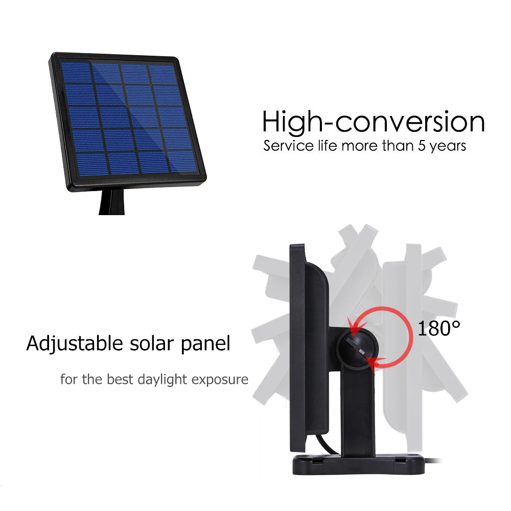 датчик движения Уличный солнечный светильник s PIR светодиодный настенный двойной