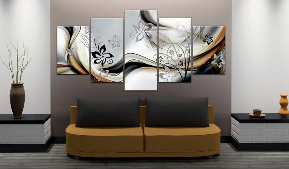 

Dance Of Lightness Home Wall Decoration Five Piece Set Canvas Printing Drawing Living Room Modern Art