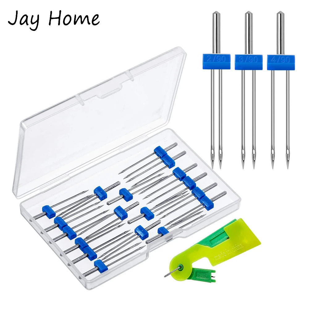 9 шт. иглы для швейной машинки двойные Стрейчевые бытовой 2 0/90 3 4 | Дом и сад