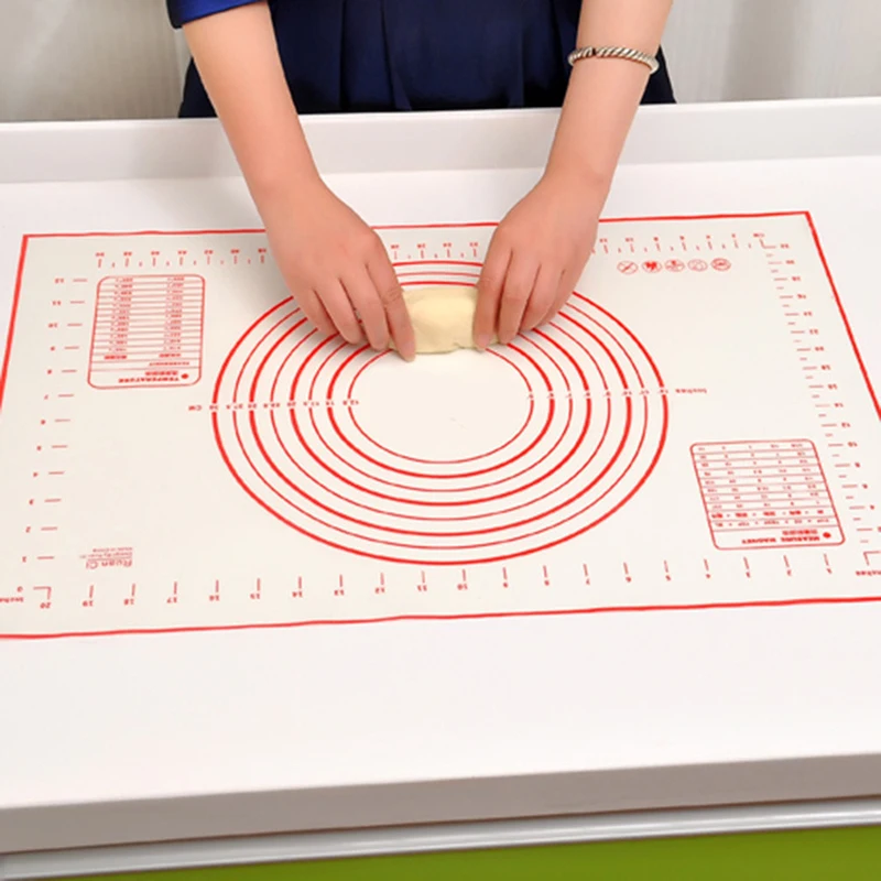 Еда класс силикагель подкладка для замешивания теста и большой нескользящие