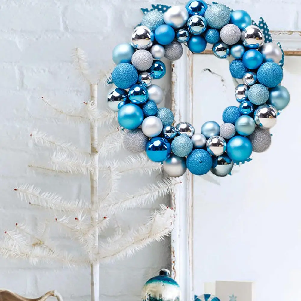 55 шт./компл. Рождественские шары Гирлянда Венок домашние подвесные украшения для