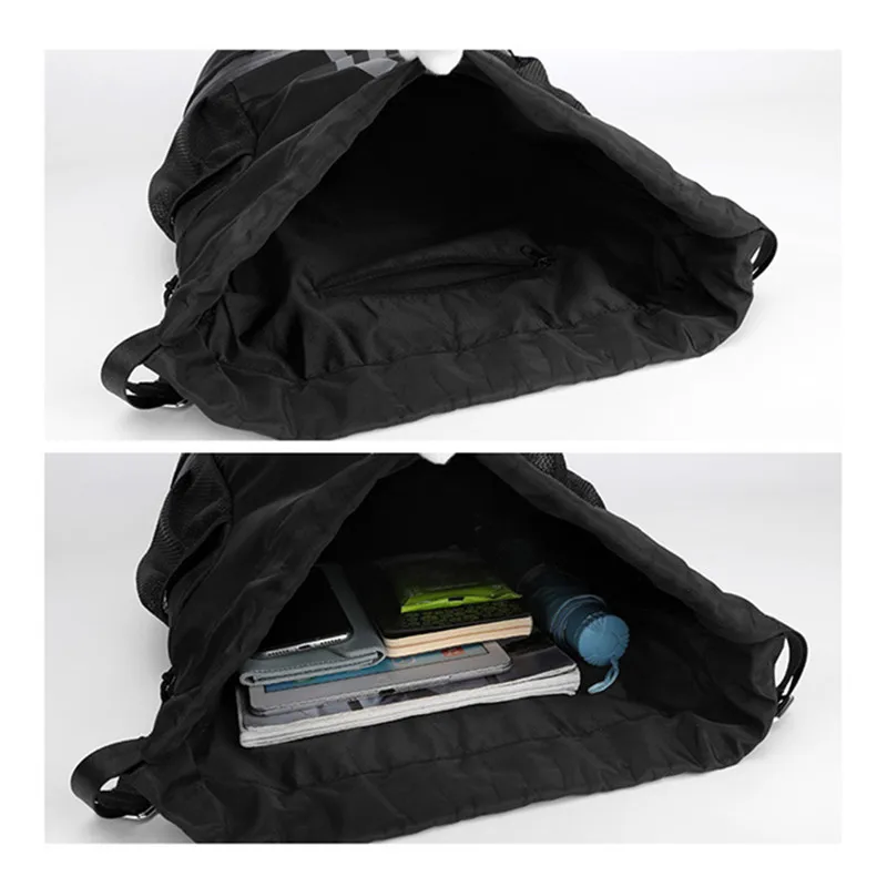 Women's Sports Bags Training Gym Large Female Nylon Cycling Yoga Soccer Ball Drawstring Fitness Basketball For Men's Backpacks
