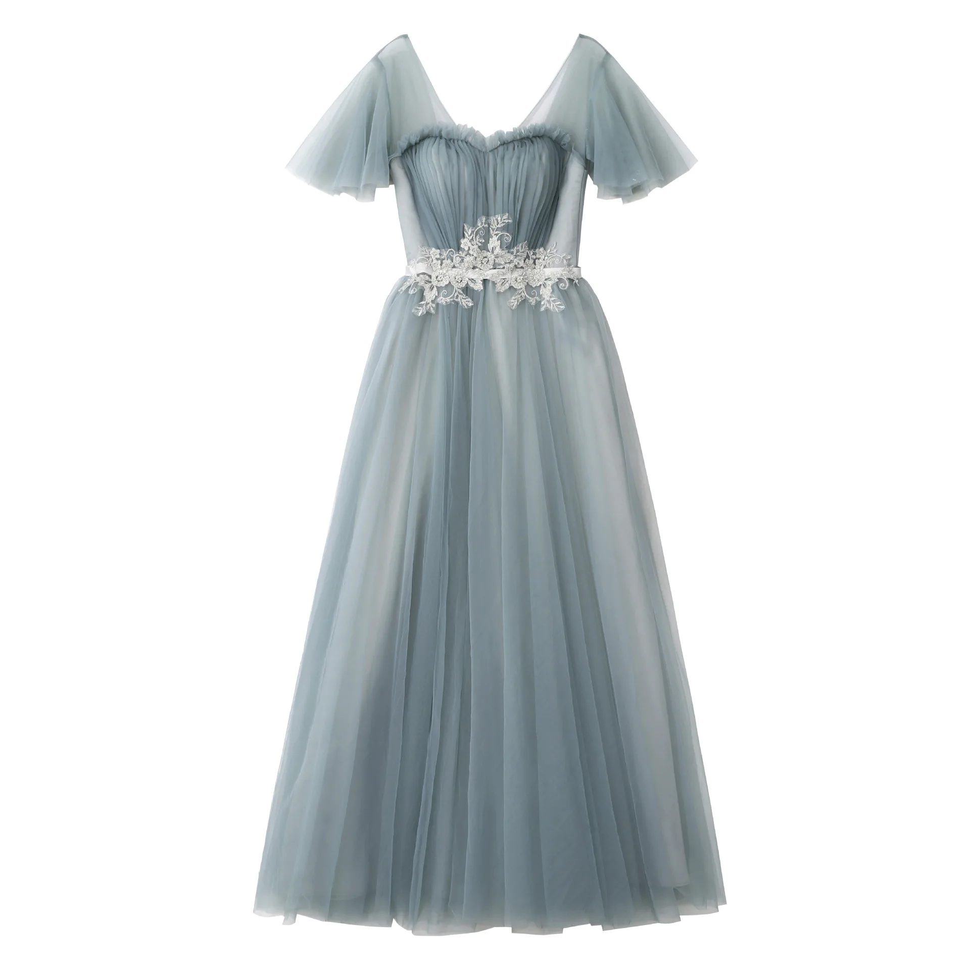 Женские Элегантные вечерние платья прозрачное Сетчатое кружевное летнее Новое