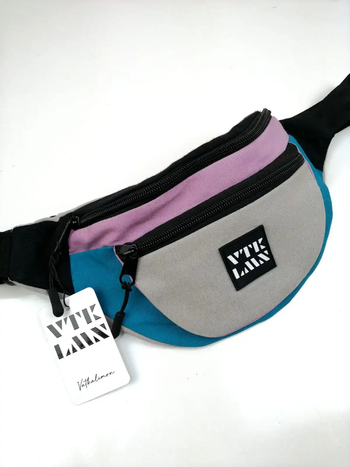 

Unisex Waterproof Colorful Shoulder and Waist Bag Gray Lilac Turquoise