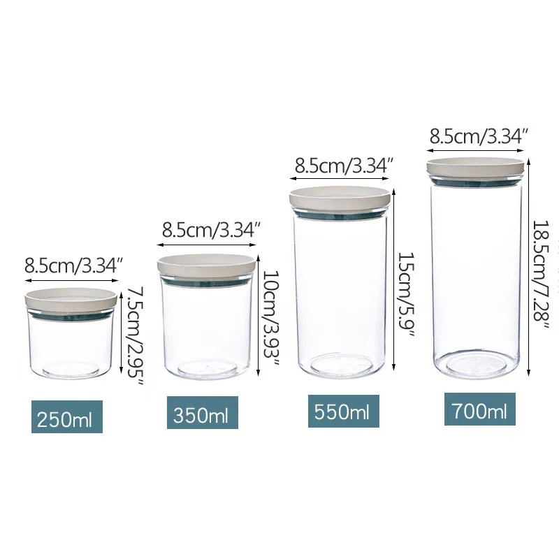 

Home Storage Sealed Cans Grains Storage Box Kitchen Food Storage Boxes Home Organizers Snacks Candy Containers Organizer