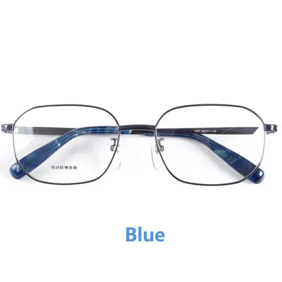 blue Памяти металла очки для чтения для мужчин 1,5 2,0 1,25 1,75 2,50 2,75 3,00 1,0 4,00 3,50 прочность - Цвет оправы: blue