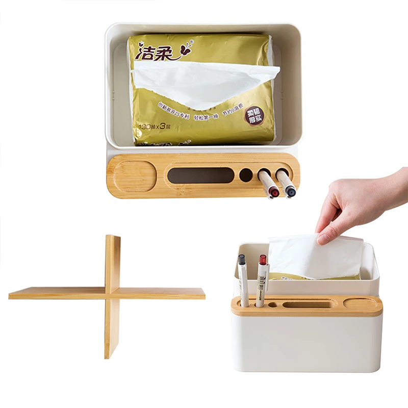 Съемный ящик для хранения косметики коробка мобильного телефона деревянный с