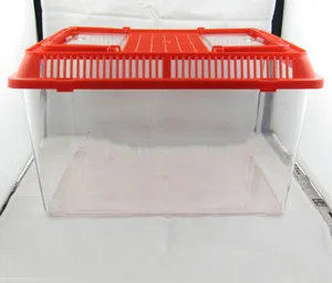 1 шт. Пластик аквариум паук-Скорпион контейнер для кормления рептилий жилет | Дом