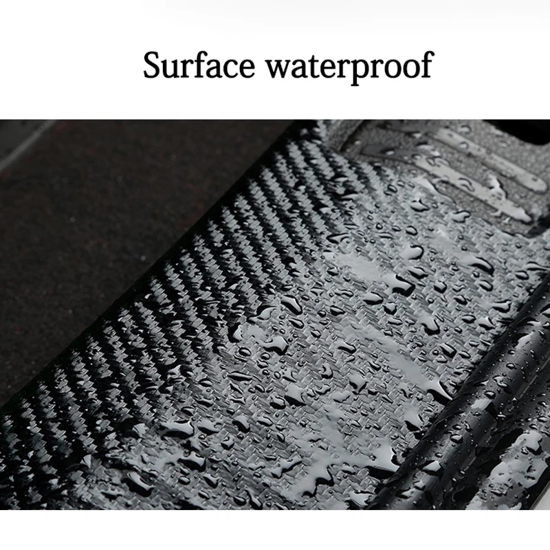 Углеродное волокно заднего бампера крышка багажника ЗАЩИТА наклейки для