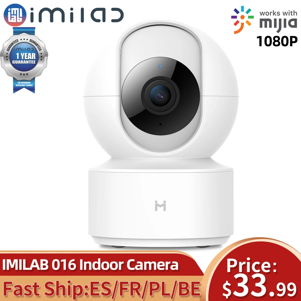 

IMILAB 016 Smart Xiaomi Mihome камера безопасности Wi-Fi 1080P HD IP крытый ведио наблюдение ночное видение CCTV камера обнаружения движения