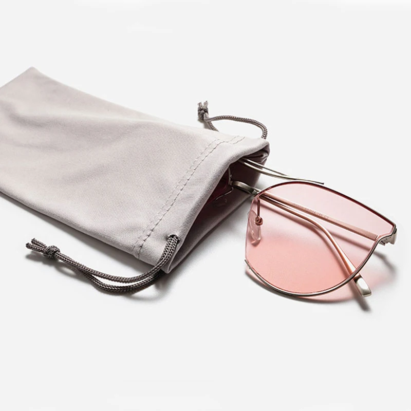 

Soild Soft Cloth Glasses bag sunglasses case Waterproof Dustproof eyeglasses pouch Eyewear Accessories