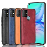 luxury style retro pu soft tpu cover for infinix hot 10 lite hot 9 9 play zero 8 note 7 8 8i s5 lite s5 pro leather case coque