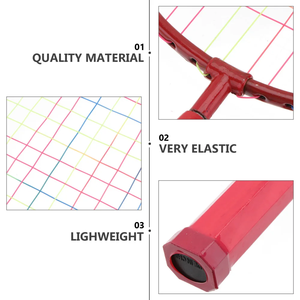 

Badminton Tennis Rackets Balls Set Children Kids Outdoor Sports Parent-Child Sports Educational Sports Game Toys for Children Bo