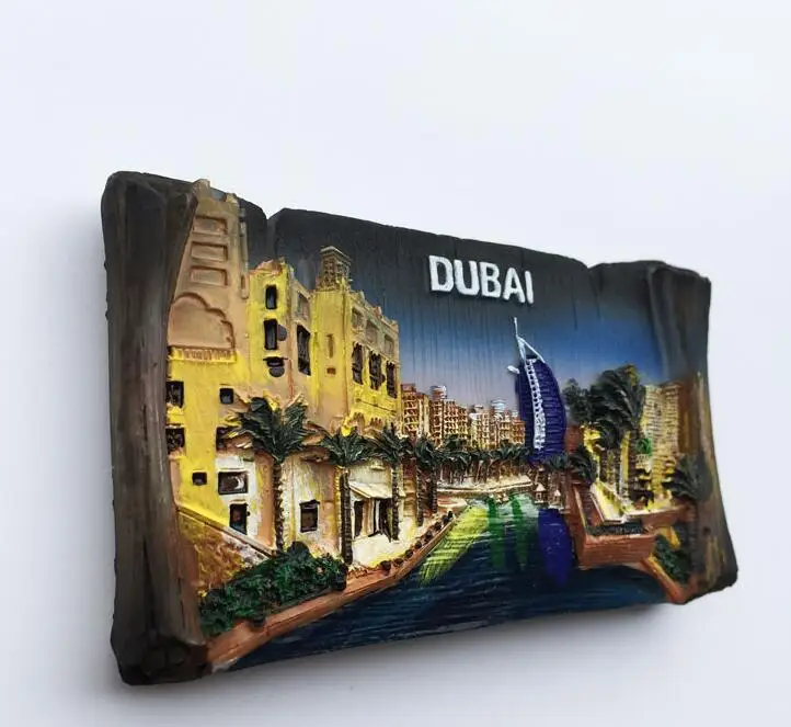 Ближний Восток Дубай туристический Пейзаж холодильник магнит 3d магнит-наклейка